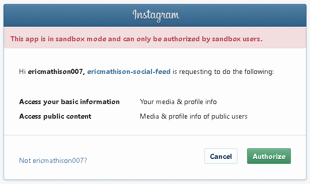 instagram-authorize-sandbox-user