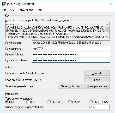 putty-key-generator